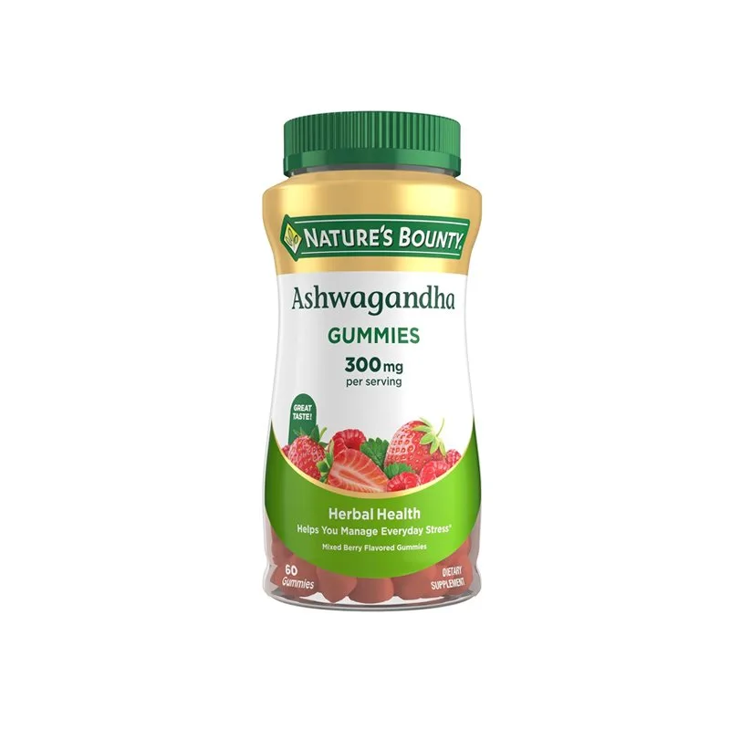 Nature’s Bounty Ashwagandha Gummies, 300mg, 60 Gummies