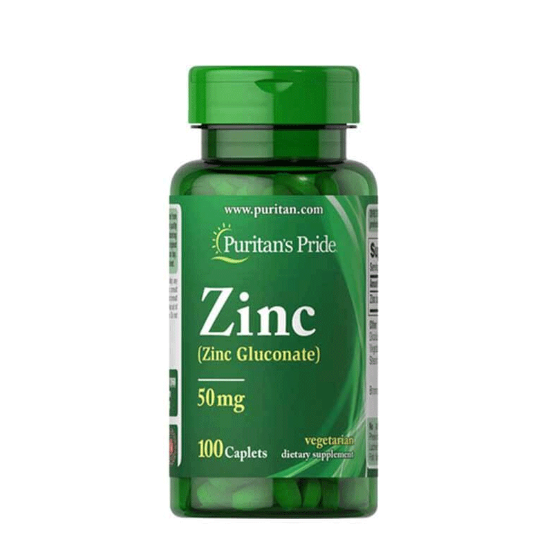 Puritan’s Pride Zinc 50mg 100 Tablets