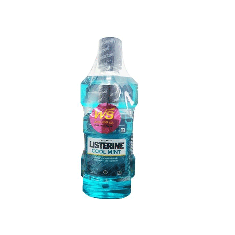 Listerine Cool Mint Mouthwash Value Pack (750ml + 250ml)(Thailand)