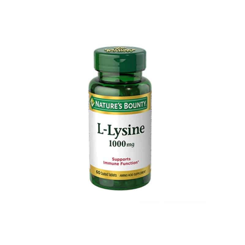 Nature's Bounty L-Lysine 1000mg 60 Tablets (USA)