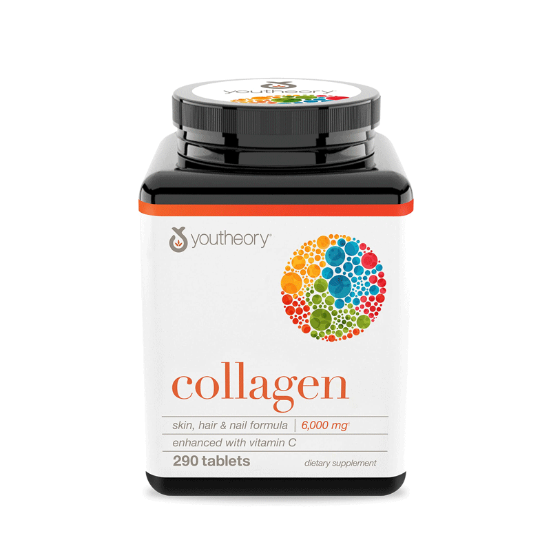 Youtheory Marine Collagen Type 1 and 3 – Advanced Formula with amino acid 290 Tablets