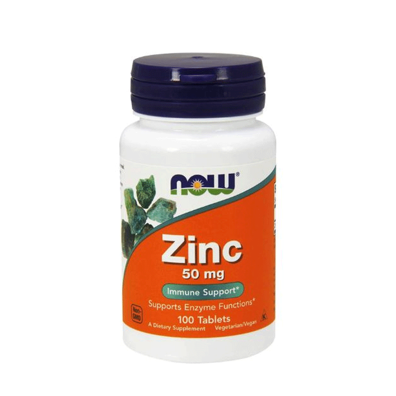 NOW Vitamin Zinc 50 mg Tablets