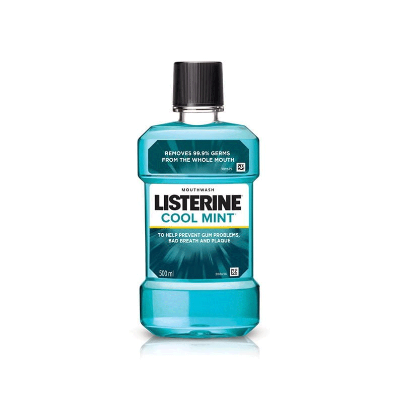 Listerine Cool Mint For A Cleaner & Fresher Mouth Wash 500m