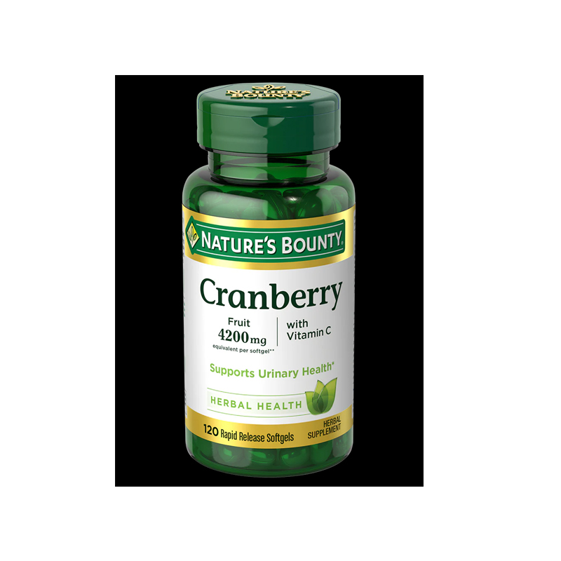 Nature's Bounty Cranberry Friut 4200mg -120 Softgels