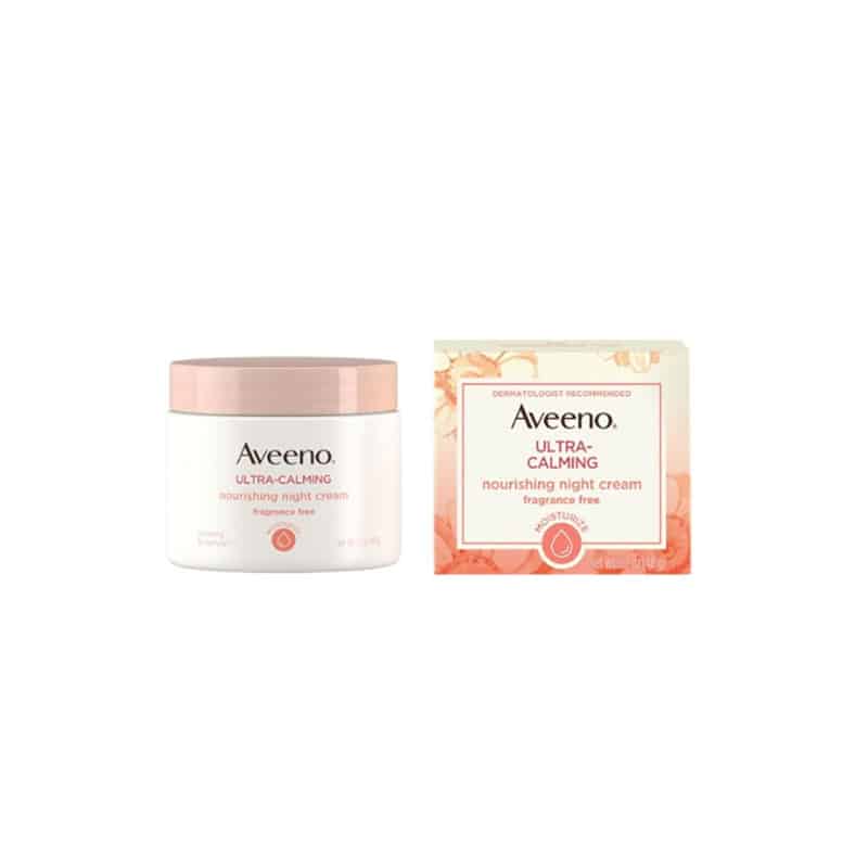 Aveeno Ultra Calming Nourishing Night Cream -48g