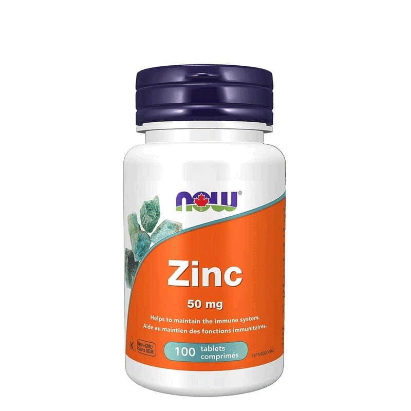 Now Zinc Gluconate 50mg 100 Tablet