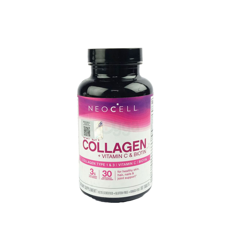 NeoCell Super Collagen + Vitamin C with Biotin 90 Tablets (USA)