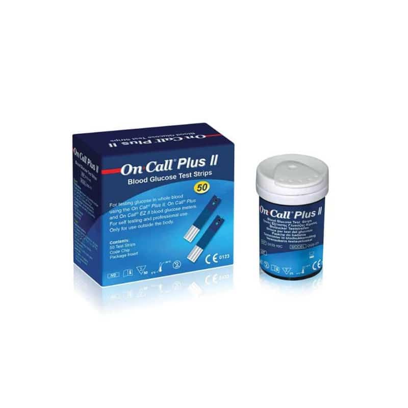 On Call Plus Blood Glucose Test Strips 25's