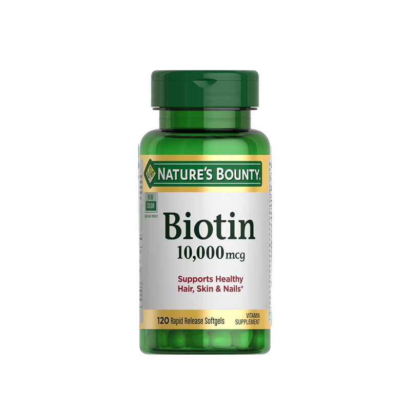 Nature's Bounty Biotin 10000mcg Support Hair, skin & Nails 120Tab