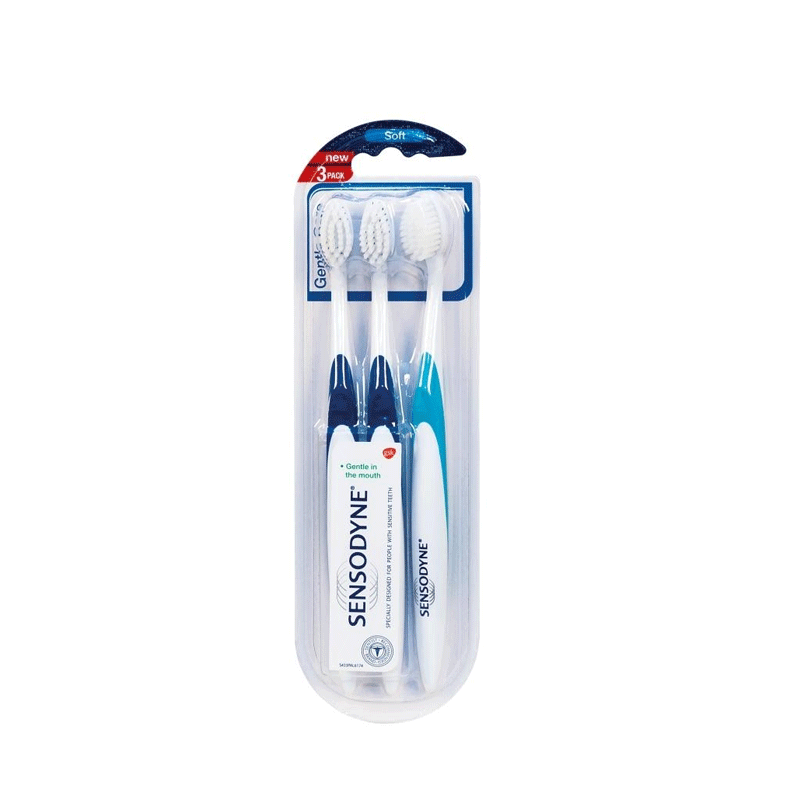 Sensodyne Gentle Care Soft Trio Pack