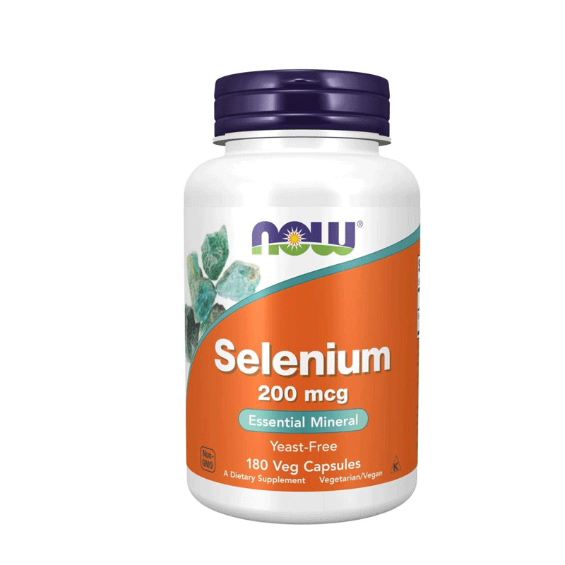 NOW Selenium 200 mcg 90 Veg Capsules