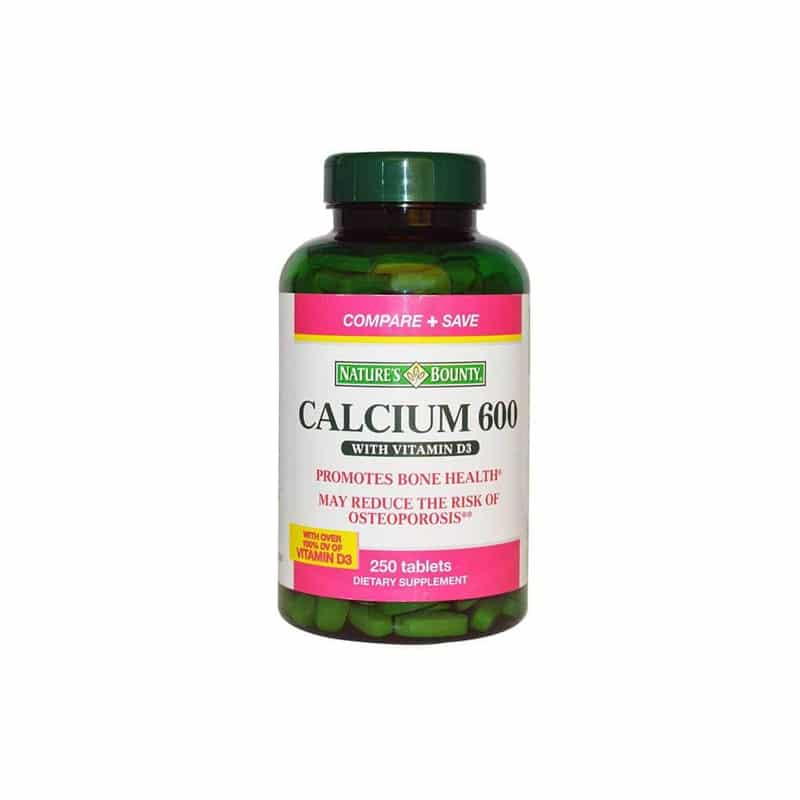 Nature's Bounty Calcium 600 with Vitamin D3  250 Tablets (USA)