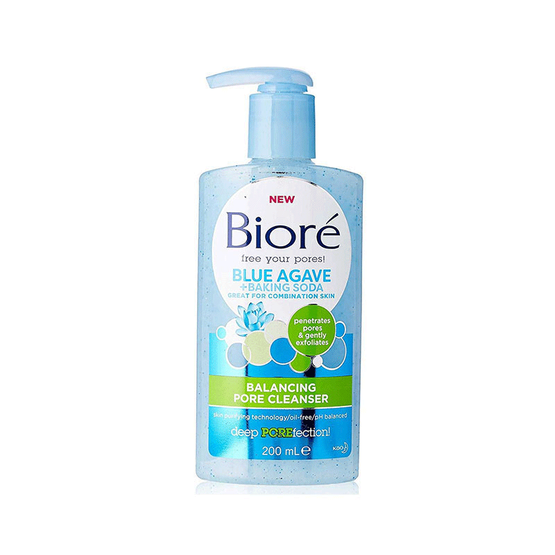 BIORÉ Balancing Pore Cleanser Blue Agave Baking Soda 200ml