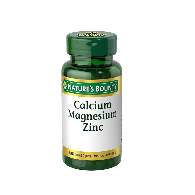 Nature's Bounty Calcium Magnesium Zinc - 100 Tablets