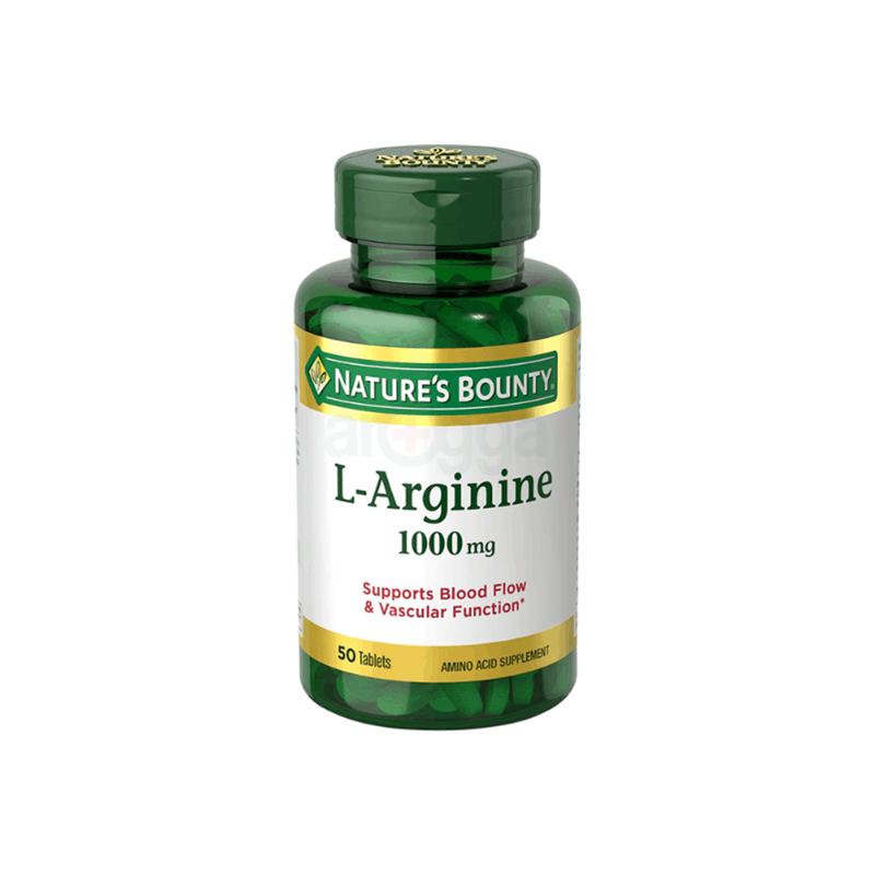 Nature's Bounty L-Arginine 1000mg -50 Tablets
