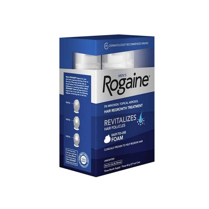 Mens Rogaine 5% Minoxidil Foam