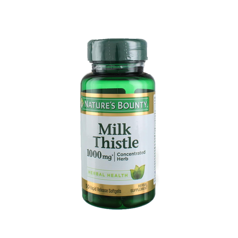Nature's Bounty Milk Thistle 100mg 50 Softgels