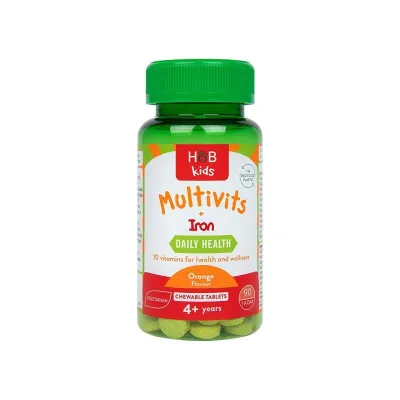 Holland & Barrett Kids Multivits & Iron 90 Tablets
