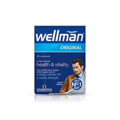 Vitabiotics Wellman Original Health & Vitality- 30 Tablets