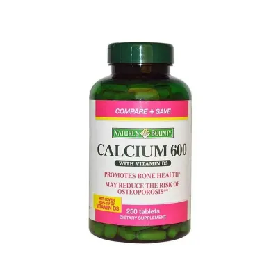 Nature’s Bounty Calcium 600mg with Vitamin D3 250 Tablets