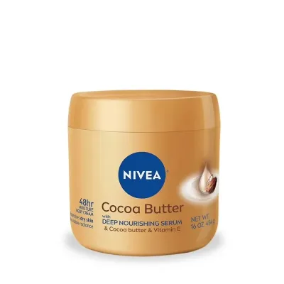 Nivea Body Cream Deep Moisture Serum Cocoa Butter 400ml