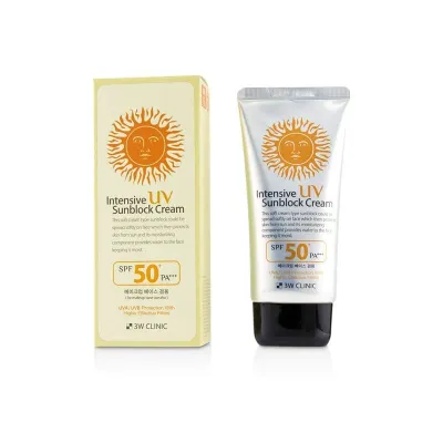 3W Clinic Intensive UV Sunblock Cream SPF 50+PA+++