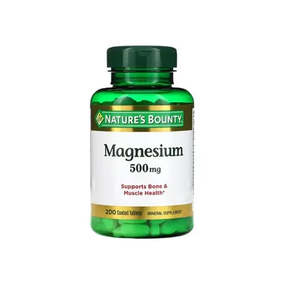 Nature’s Bounty Magnesium 500 Mg 200 Tablets (USA)