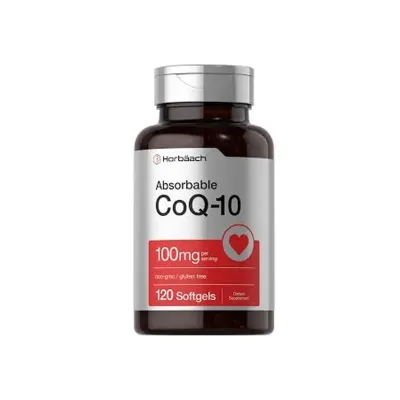 Horbaach Absorbable CoQ-10 (Coenzyme Q10) 100 mg – 120 Softgels