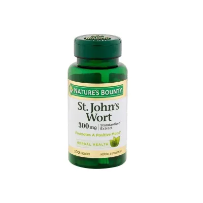 Nature’s Bounty St. John’s Wort 300 mg 100 Capsules