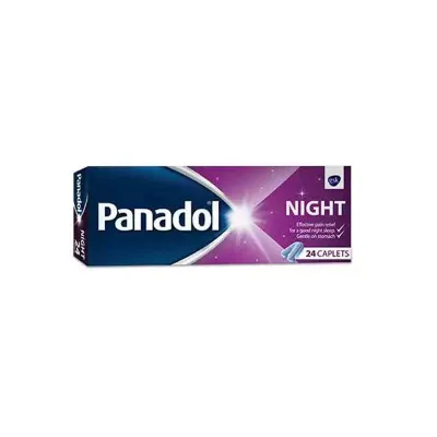 PANADOL NIGHT EFFECTIVE PAIN RELIEF 24 CAPLETS