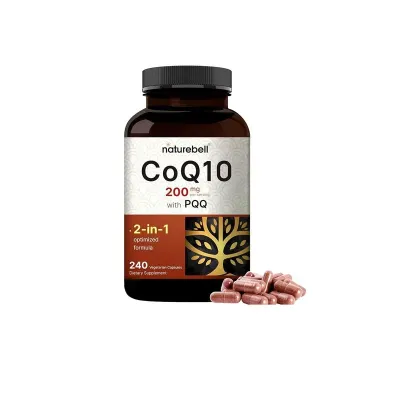 NatureBell CoQ10 200mg With PQQ 240 Veggie Capsules