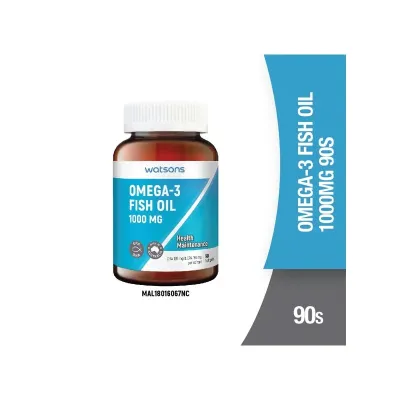 WATSONS Omega 3 Fish Oil 1000mg 90’s