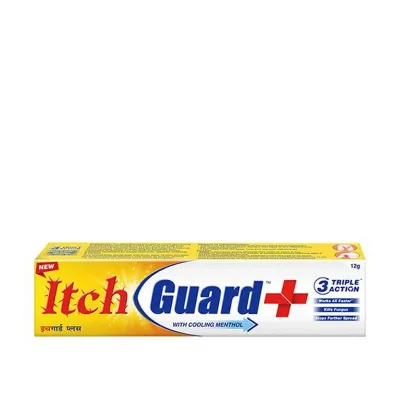 Itch Guard Plus Medicated Antifungal Cream 12g