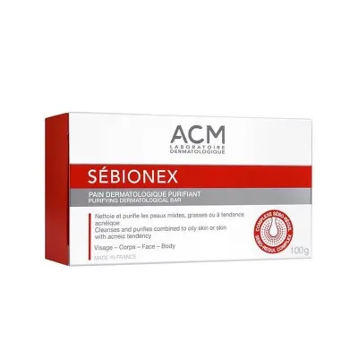 ACM Sebionex Dermatological Bar for Acne & Oily Skin 100mg