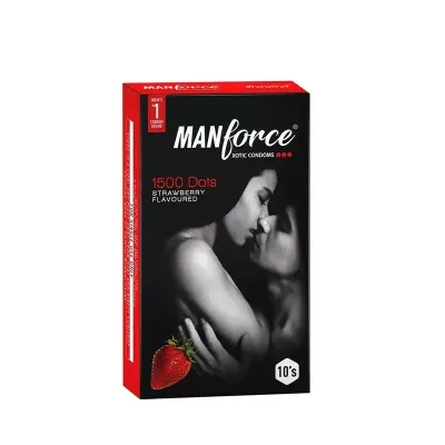 Manforce Xotic Strawberry Flavoured Condoms