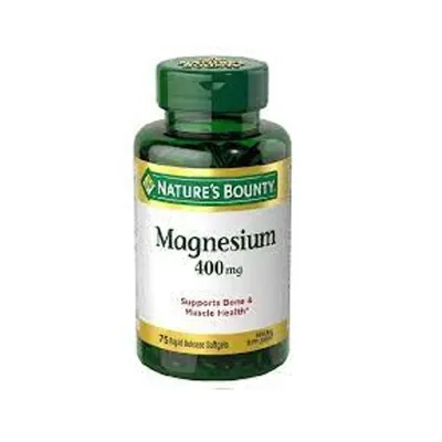 Nature’s Bounty Magnesium 400mg 75 softgels
