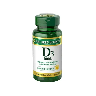Nature’s Bounty Vitamin D3 1000iu 120 softgels (USA)