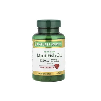 Nature’s Bounty Mini Fish Oil1290 mg, Omega-3, 90 Softgels