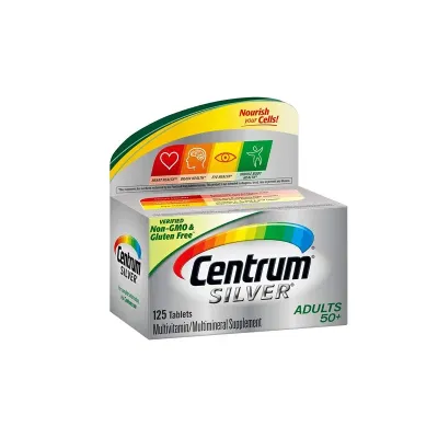 Centrum Silver Adult Multivitamin Vitamin D3, Adult 50+ 125 Tablets