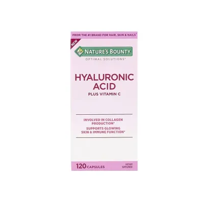 Nature’s Bounty Hyaluronic Acid Plus Vitamin C, 120 Capsules