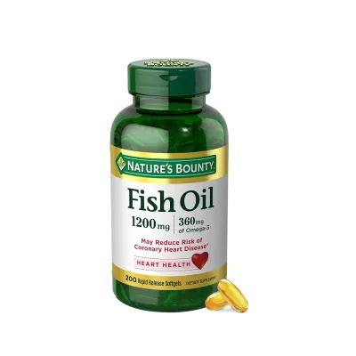 Nature's Bounty Fish Oil Omega-3 1200mg+360mg -120 Softgel