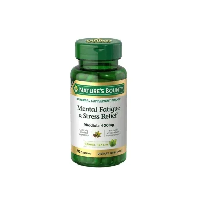Nature’s Bounty Mental Fatigue and Stress Relief Capsules, 30