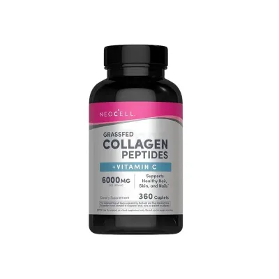NeoCell Grassfed Collagen Peptides + Vitamin C & Biotin 360 Caplets