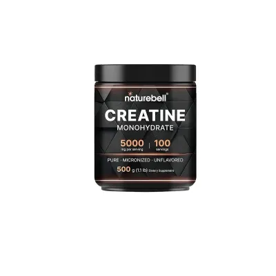 NatureBell Creatine Monohydrate Powder 5000 mg – 500 gm