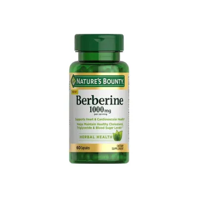 Nature’s Bounty Berberine 1000mg 60 Capsules (USA)