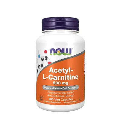 Now Acetyl-L-Carnitine 500 mg 50 Cap