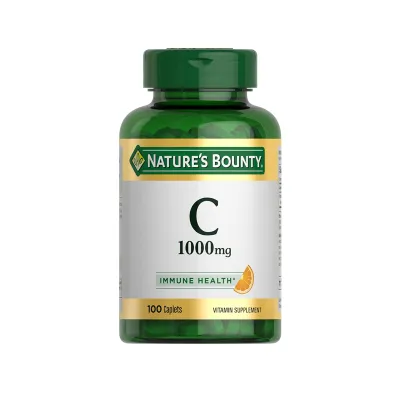 Nature's Bounty Pure Vitamin C – 1000mg 100 Tablets