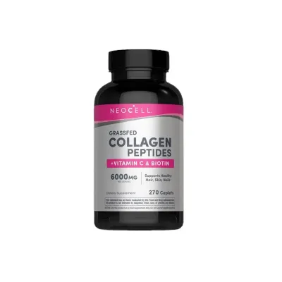 NeoCell Grassfed Collagen Peptides 6000 mg with Vitamin C & Biotin 270 Tablets