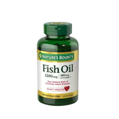Nature’s Bounty Fish Oil (1,200 mg) 120 Softgels