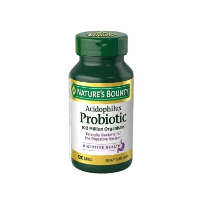 Nature's Bounty Acidophilus Probiotic 120 Tablets
